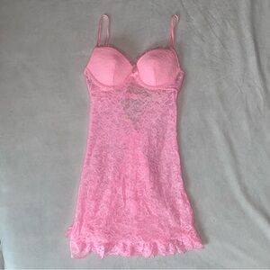 Victoria’s Secret Babydoll Lace Lingerie XS in Pink